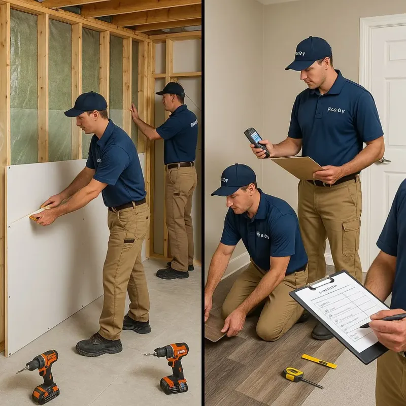 Repairs and Reconstruction process in Ritzville, WA